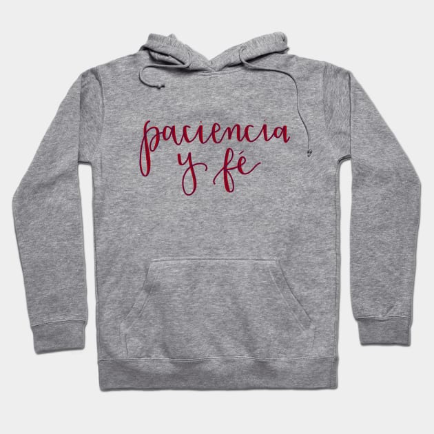 patience and faith Hoodie by actualrapunzel